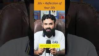 30s = Reflection of Your 20s #LifeLessons #mindsetmatters #DecisionsDefineYou