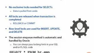 0605 Oracle Database 12c Locking Rules