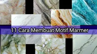 11 IDE dan CARA MEMBUAT MOTIF MARMER