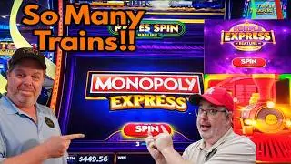 Red Trains are hitting on Monopoly Express Slot at Coushatta!