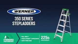 Werner Ladder - 350 Series Aluminum Step Ladders