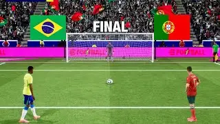RONALDO VS NEYMAR | PORTUGAL VS BRAZIL PENALTY SHOOTOUT | eFOOTBALL