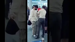 JIMIN At the Airport 😍 #jimin #btsjimin #parkjimin #music #shorts