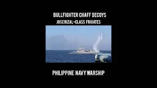 Bullfighter Chaff Decoys- Test Fire _ Philippine Navy         Jose Rizal Class Frigates