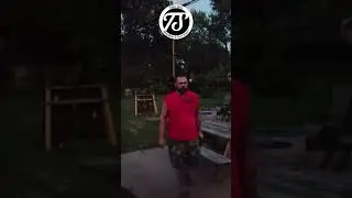 Lighting a glow stick with a pickle fork #slingshot #catapult  #edc #shorts