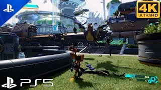 Ratchet & Clank Rift Apart Gameplay (PS5) 4K 60FPS
