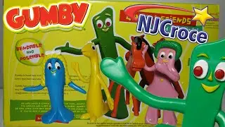 Vintage collectable review - NJCroce Gumby & Friends Boxed Bendable set