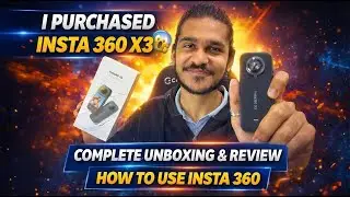 INSTA 360 X3 COMPLETE UNBOXING & REVIEW in 2026🔥 | HOW TO USE INSTA 360 🤔| INSTA 360 X3 CAMERA