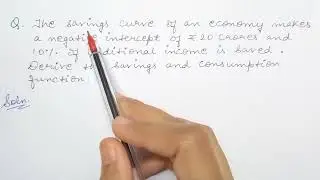 How to calculate Savings and Consumption Curve