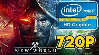 New World Beta || Intel HD/UHD 630 + i5 9300H Performance Test || 720p Benchmark