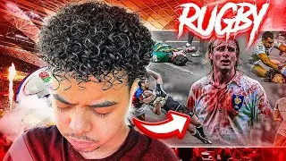 American REACTS To Rugby FOR THE FIRST TIME!!! (INSANE HITS😱)
