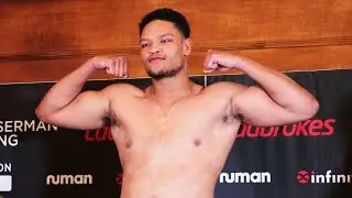 USYK'S SPARRING PARTNER FOR FURY & HEAVYWEIGHT BEAST MATTY HARRIS WEIGHS-IN AHEAD OF FIGHT NUMBER 5