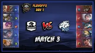 Bosskurr Gaming vs EVOS Esports SG MATCH 3 | MPL MYSG S3 PLAYOFFS