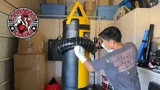 How To Make An Uppercut Donut For Heavy Bag- GREAT BUDGET PAD FOR UPPERCUTS!