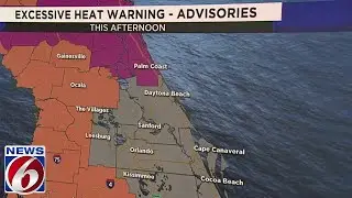 Excessive heat warning: &lsquo;Feels like&rsquo; temp could hit 115+ in Central Florida