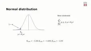 Chance constraints