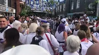 Padstow May Day 2025 Blue Ribbon Oss 10AM