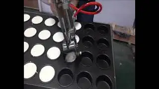 Manual muffin filling machine