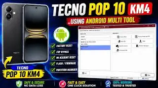 Tecno Pop 10 KM4 FRP Bypass Using Android Multi Tool | Educational | Titan Tech