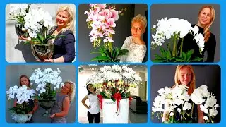 80+ delicate white orchid flower pot planters ideas #decorlife #pot #orchidflowerarrangement