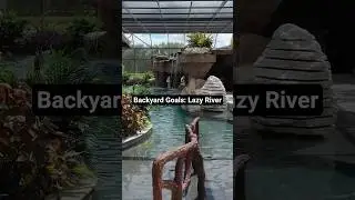Backyard Goals: Lazy River. The client wanted the Ultimate Insane Pool Experience! How did we do?
