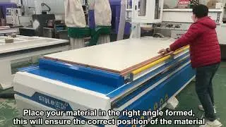 Position cylinder of CNC router with automatic tool changer
