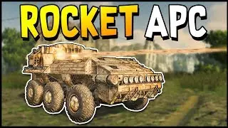 Crossout - THE ROCKET APC! Triple Wasp APC Build - Crossout Gameplay