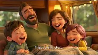 Travel in a Caravan during the Rain 🌧️ with Lovely Family