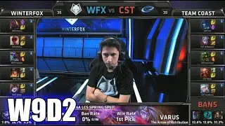 Winterfox vs Coast | S5 NA LCS Spring 2015 Week 9 Day 2 | WFX vs CST W9D2G1 VOD 60FPS