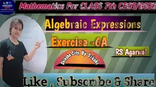 #tricks #maths #class7  || Lesson- 6_Part-4_Exercise 6A & 6B||Algebraic expressions|| #viral #video