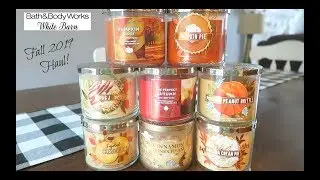 Bath & Body Works Fall 2019 Candle Haul!