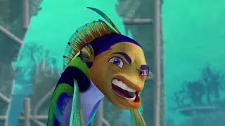Shark Tale - shark slayer scene