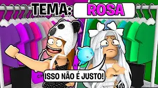 ROSA vs VERDE NO DESFILE DE MODA no ROBLOX