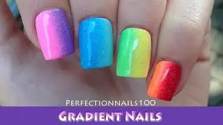 Nail Art Vertical Gradient Tutorial