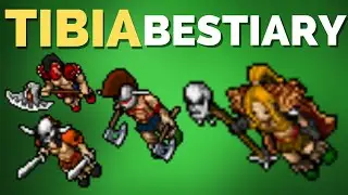TIBIA BESTIARY Barbarian Bloodwalker, Brutetamer, Headsplitter, Skullhunter - Svargrond