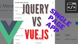 jQuery vs Vue.js  Part 4 (Single Page App)