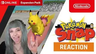 My reaction to the Pokemon Snap Official Nintendo Switch Online Trailer | GAMEDAME REACTS