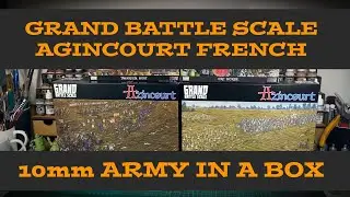 WARGAMES ATLANTIC AGINCOURT FRENCH 10mm Grand Battle or Warmaster Scale Medieval Army unboxing.