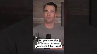 Do you know the difference between good debt and bad debt? Here's some quick examples! #youtube