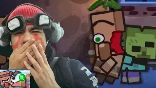 The Village Attack - Ultimate Minecraft Cartoons Reaction!!! - RATED - R GORE