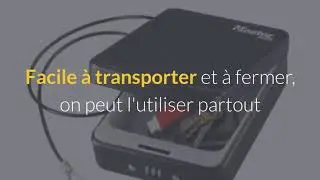 Mini Coffre Nomade &Agrave; Combinaison Masterlock P005ceurblkhro