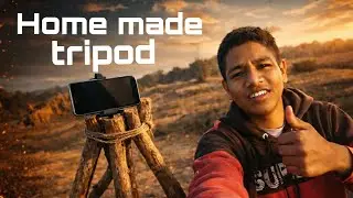 I Made a Wooden Tripod at Home 😱 | Desi Phone Stand Jugaad