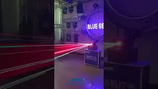 6w RGB Animation Laser Light in show room, amazing #laser #laserlights