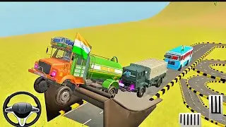 Indian vehicles simulator 3d || truck 🚒 or army truck 🚛 bas || #gaming #video 