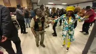 Spotlight - Nancy Walker learning DC Hand Dancing from Melvin Caldwell , Amer Leg,  Cheverly