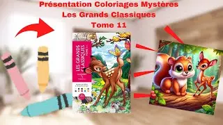 Présentation livre de Coloriages Mystères ! Les Grands Classiques Tome 11