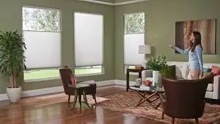Alta Honeycomb Shades with Simplicity Motorization for Top Down Bottom Up