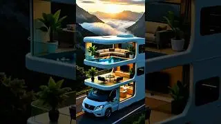 This 2-Story RV Will Change Road Trips FOREVER! 🚐✨ #dreamrv #adventure #shorts
