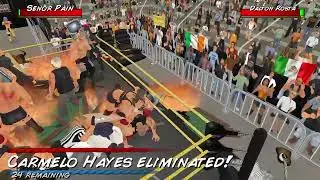 Wrestling Empire: 49 man Hardcore Battle Royal