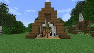 How to make a simple camp tent in Minecraft